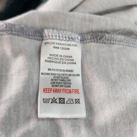 Life is Good Keep It Simple Women's XL Red Wine Gray T-shirt Top Short Sleeves - Picture 7 of 8